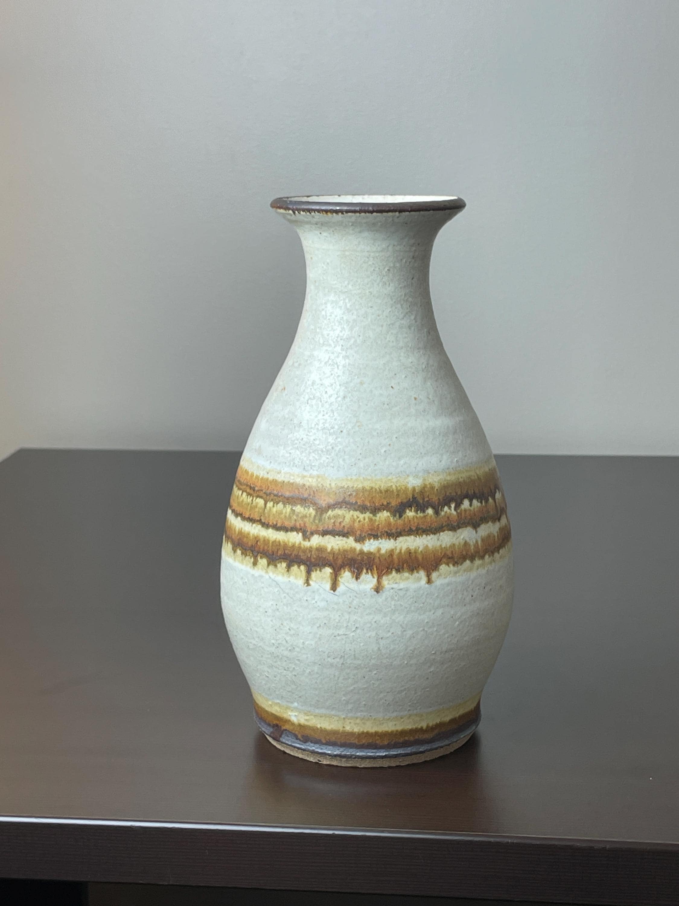 Mid Century Modern Studio Pottery Vase | 10" Inch | Hand Thrown ...