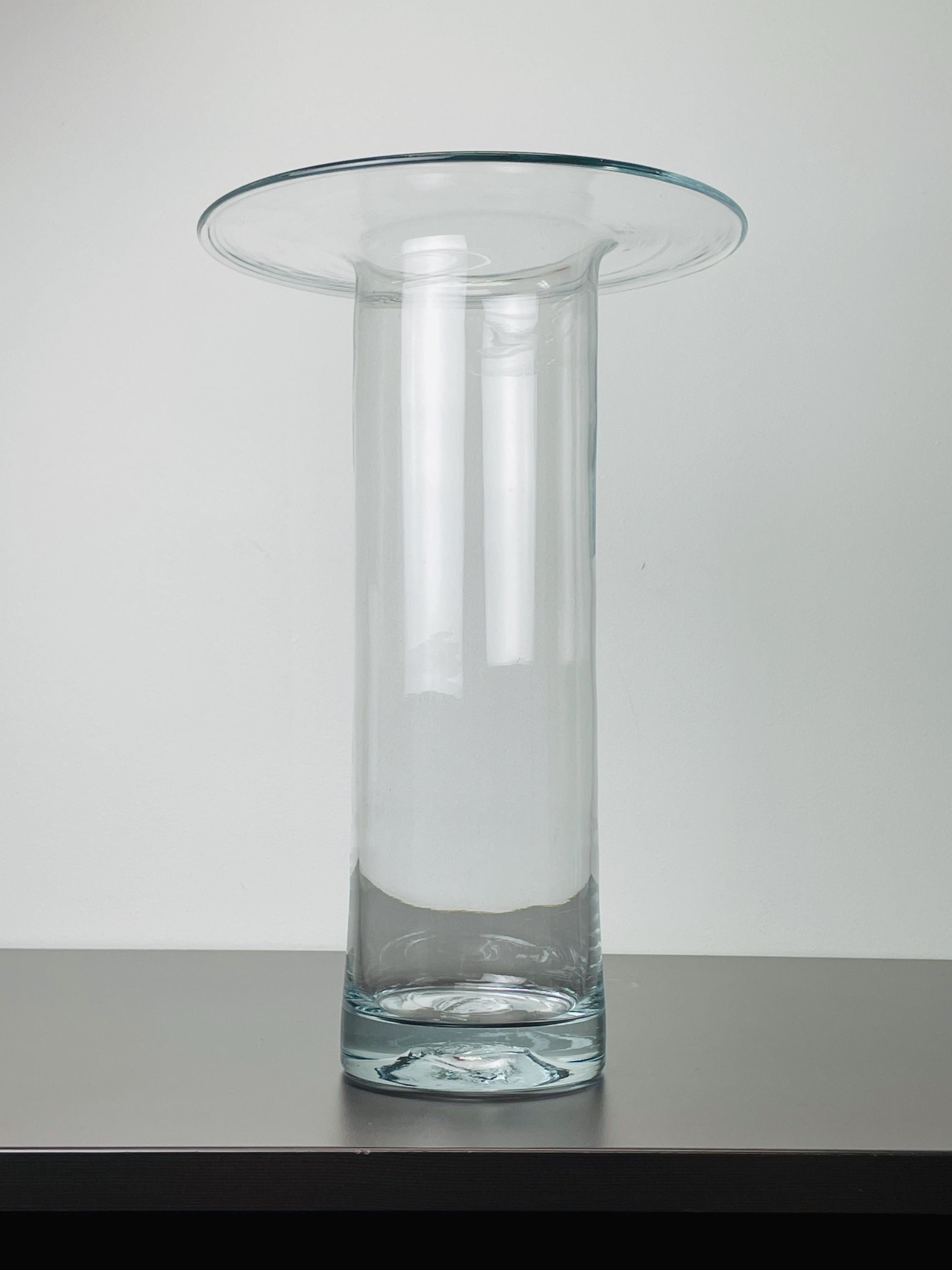 Vintage Blenko Floor Vase - Etsy