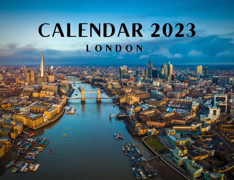 Calendar 2023 London - Etsy