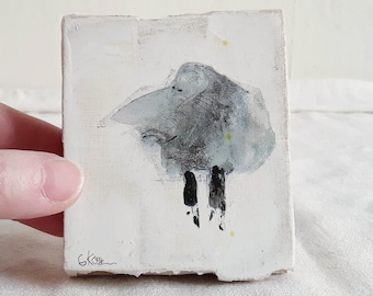 thumbnail to hang or place; Size approx. 8 x 7 x 2 cm