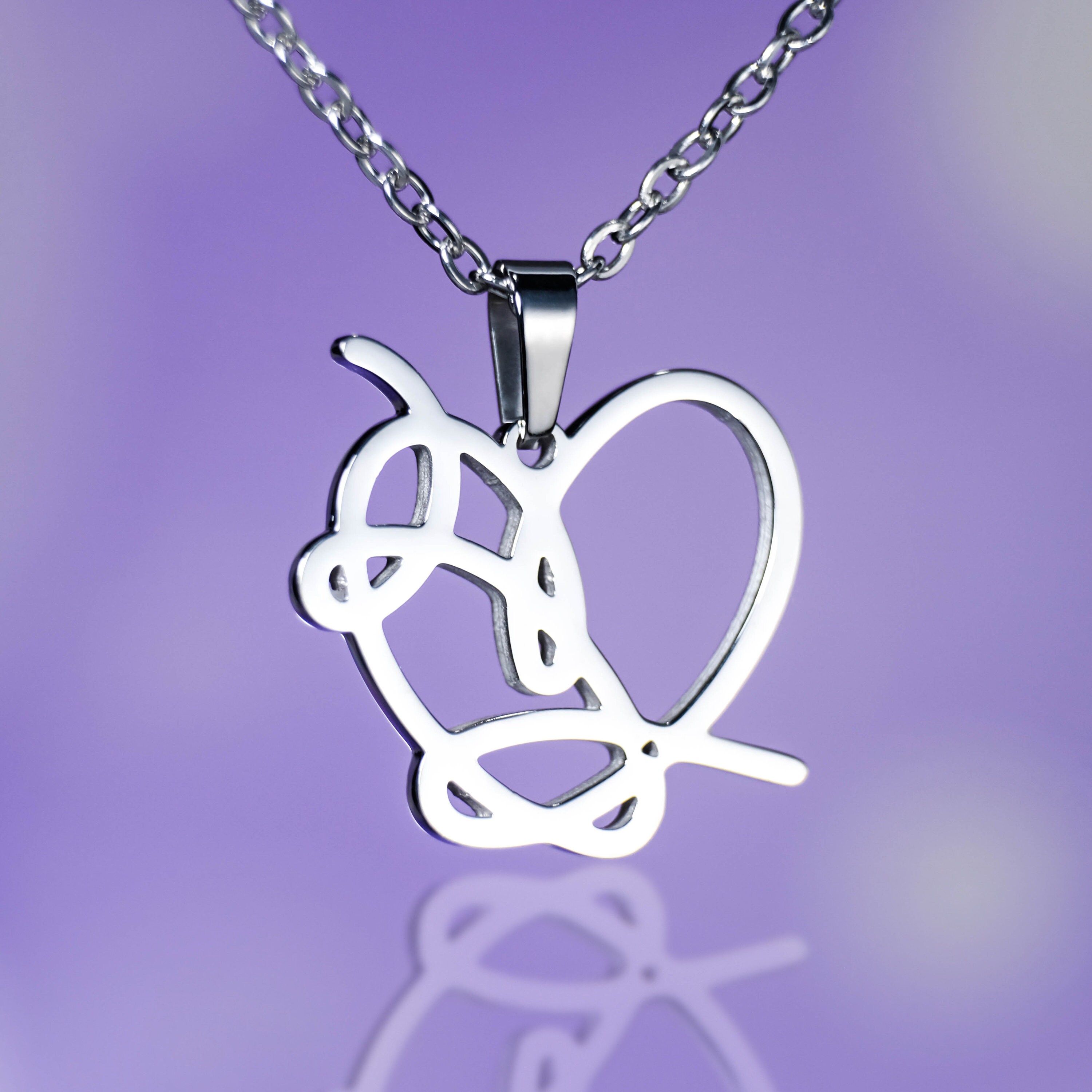 [Quarqor]★BTS着用★韓国人気★#3504 Necklace BTS Love Yourself Heart Necklace | 18k Gold Plated | Subtle