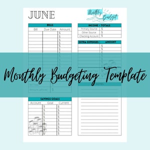 Super Simple Budget Template
