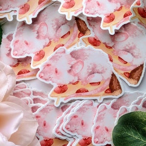 Cute Pizza Rat vinyl sticker