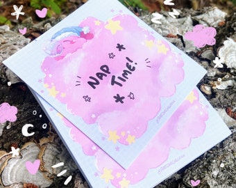 Sleepy Kirby Notepad