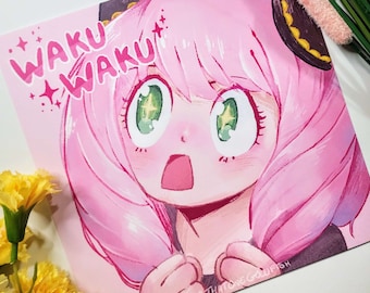 SpyxFamily Anya WakuWaku Print