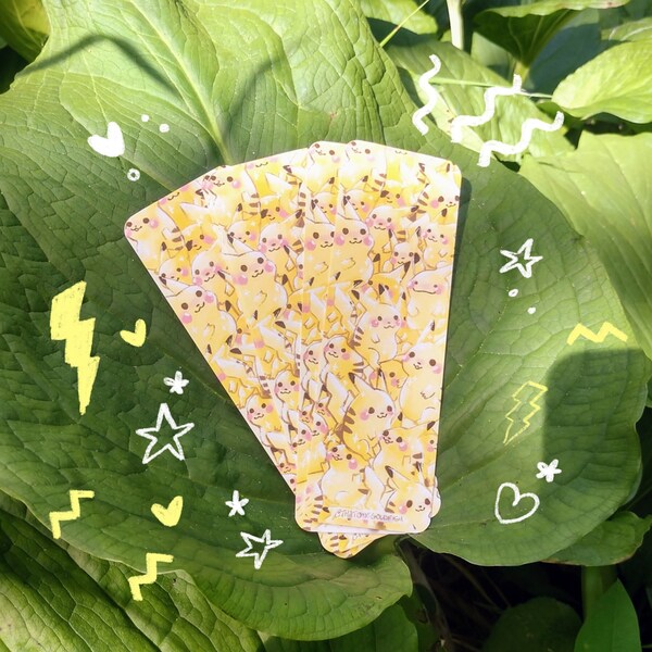 Pikachu Bookmark - Etsy