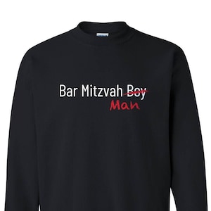 Bar Mitzvah Boy / Man Crewneck Sweatshirt