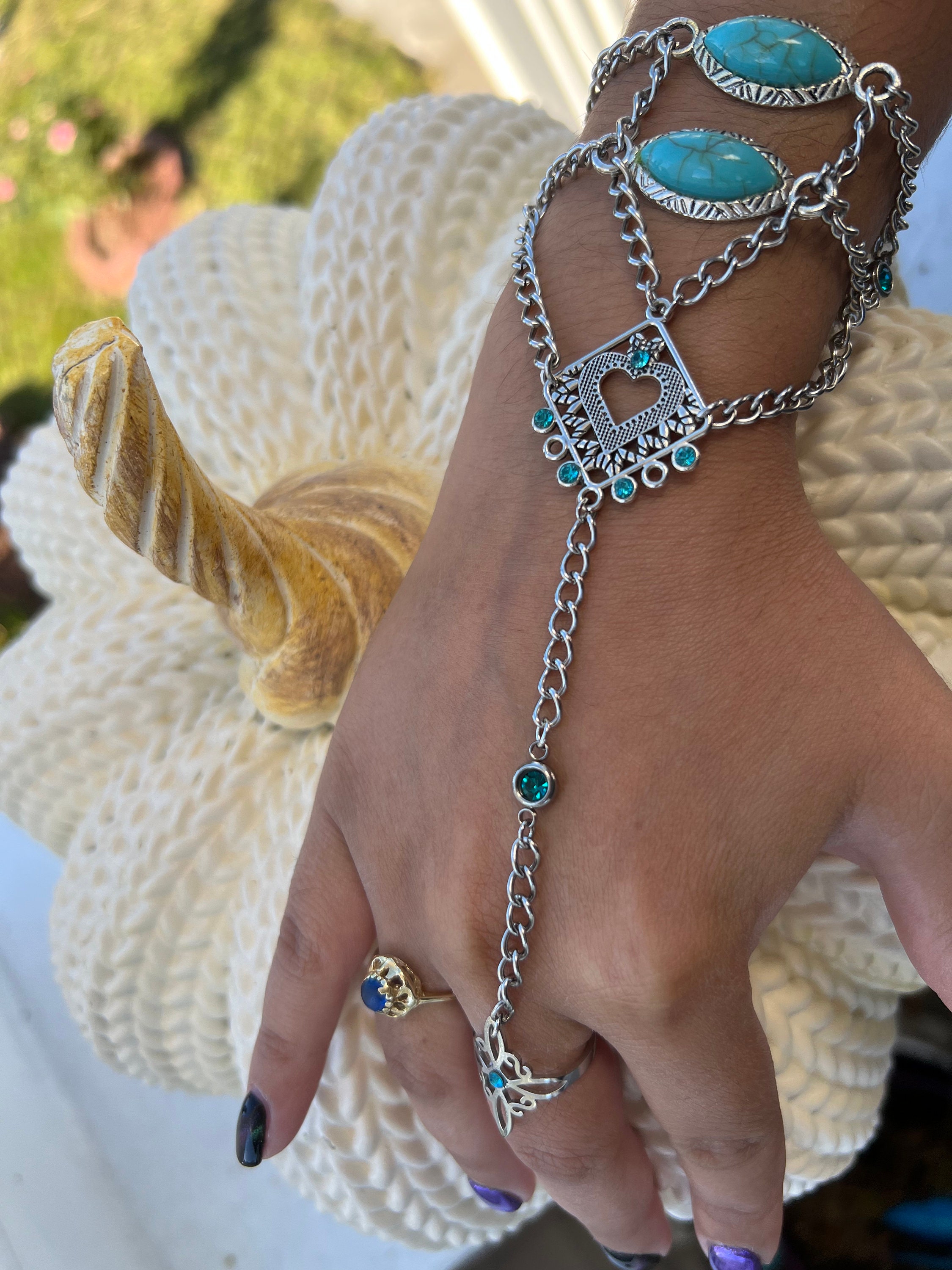 Fancy Women Gold Metal Scorpion Hand Chain Slave Bracelet Ring Fashion  Jewelry | eBay