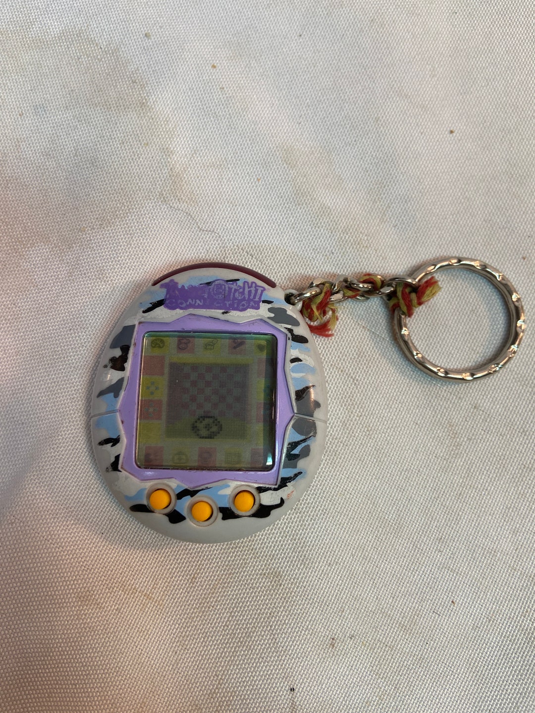 Bandai Tamagotchi Connection Digital Virtual Pet Keychain Camo Etsy