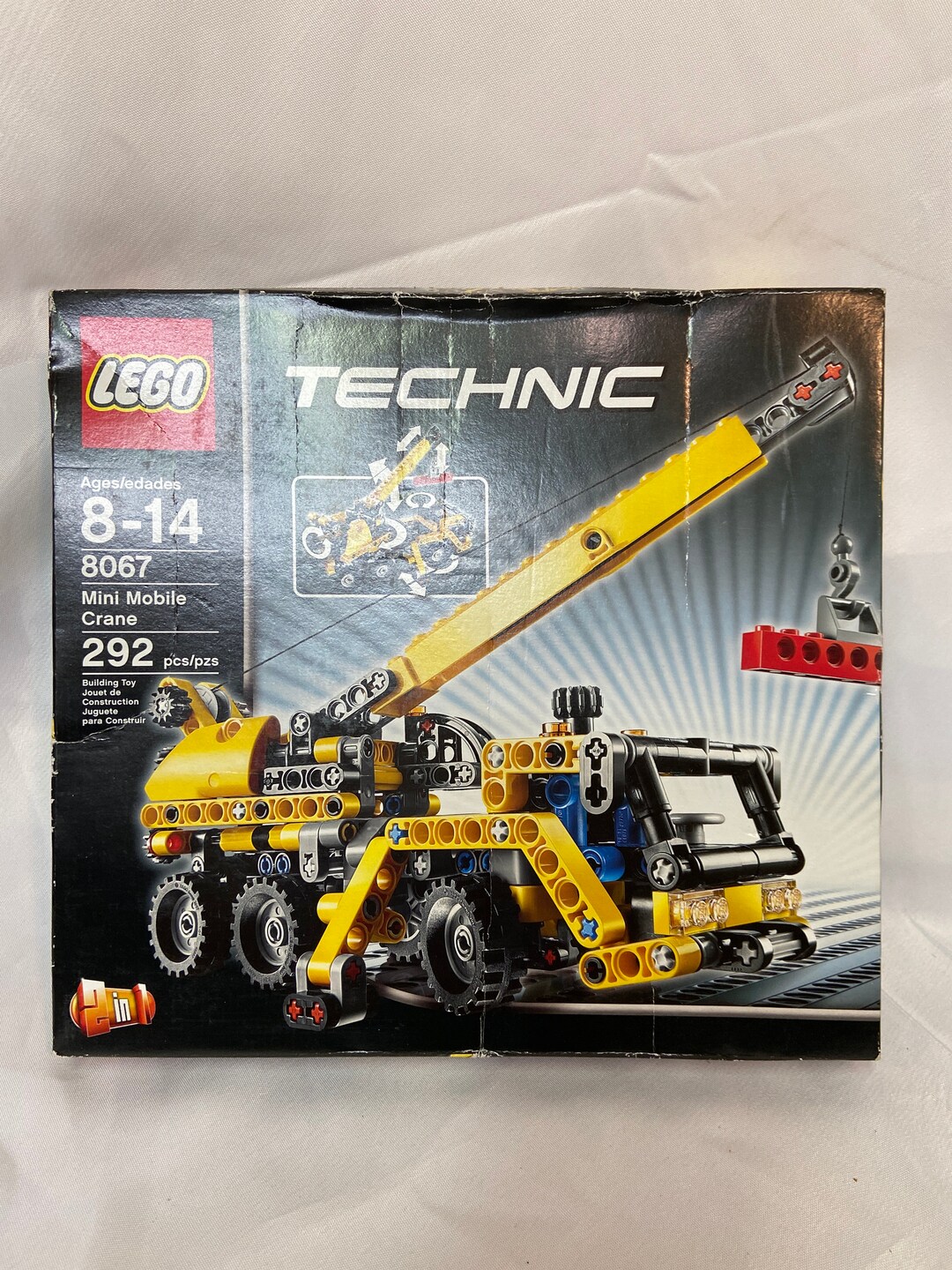 Lego Set 8067 Technic Mini Mobile Crane Sealed Etsy