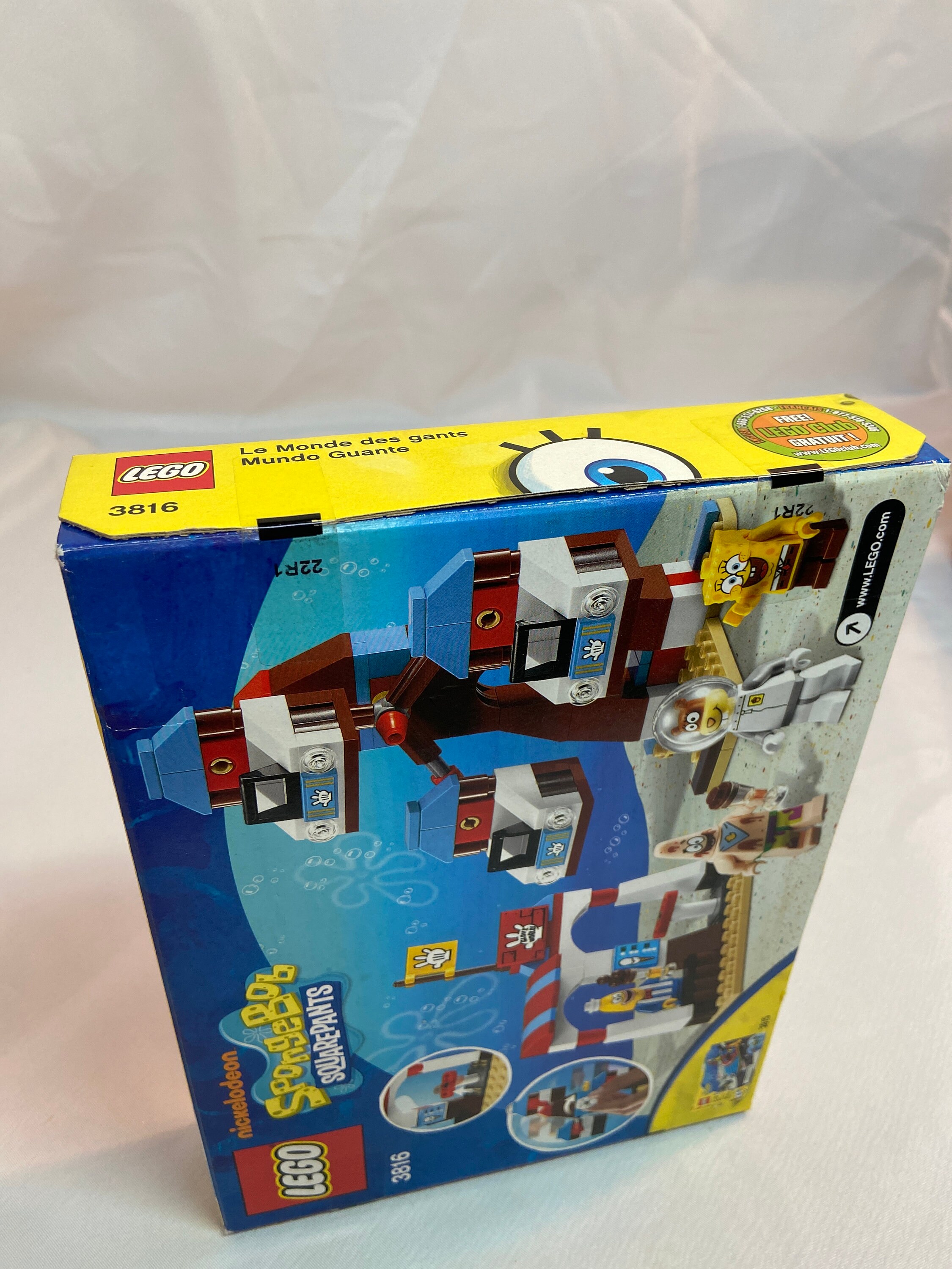 Lego Nickelodeon Sponge Bob Squarepants 3816 Glove World Sealed Etsy