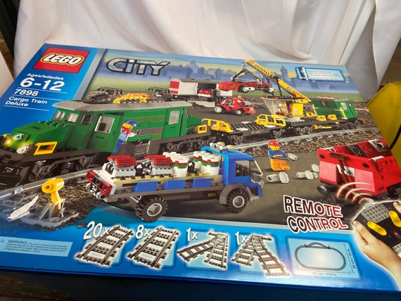 Lego City 7898 Cargo Train Deluxe W Remote Control New Etsy Israel