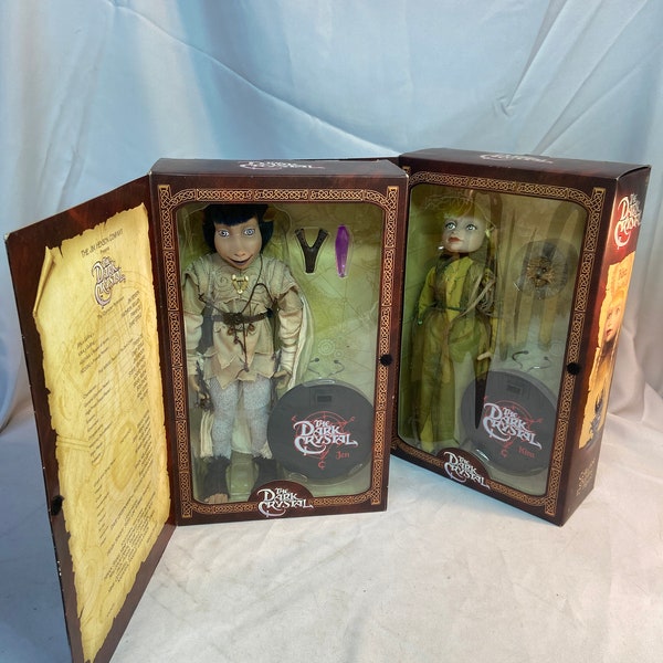 Sideshow Toy Jim Henson’s The Dark Crystal 12” Gelfing Posable Figures Jen Kira w/ Boxes Sealed