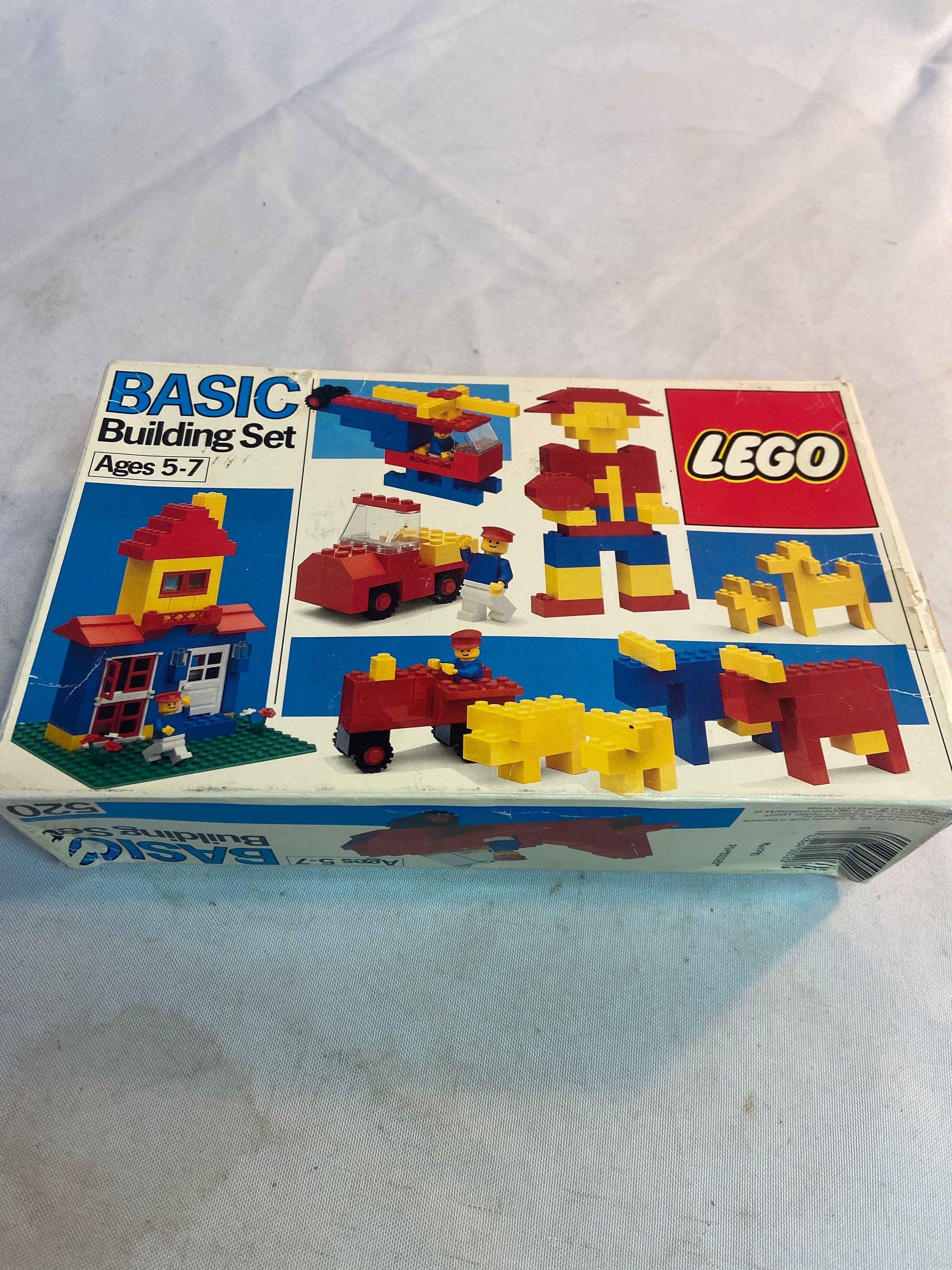 Vintage 1985 Lego Basic Building Set 520 Ages 5 7 Sealed Etsy