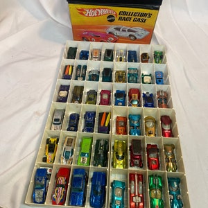 Vintage 1960’s Large Lot Mattel Hot Wheels Redline Die-cast Cars w/ Case