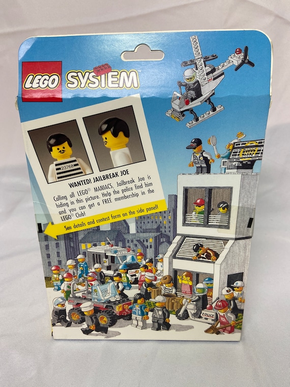 Vintage Sealed 1995 Lego System Police Gazette Prison Escape 1786
