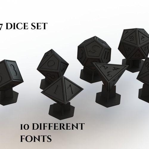 Dice Masters 3D Printed Classic Set Etsy