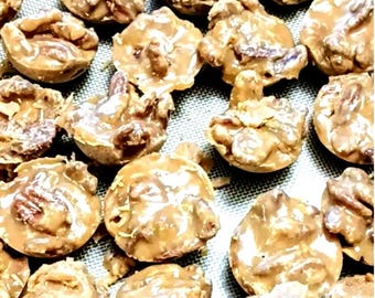 Homemade Pecan Pralines 1/2 lb. Approx 6 candies
