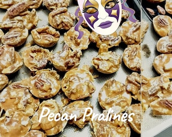 Homemade Pecan Pralines 1/2 lb. Approx 6 candies