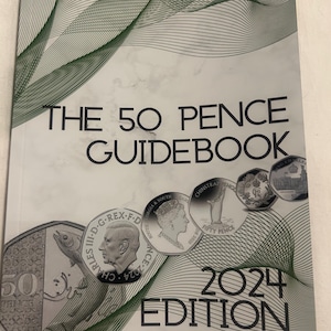 2024 50p Ratgeberbuch, Münzensammler-Buch, Weihnachten, 50 Pence, Buch, Ordner, Album, Sammlung, Guernsey, Jersey, Großbritannien, Pitcairn