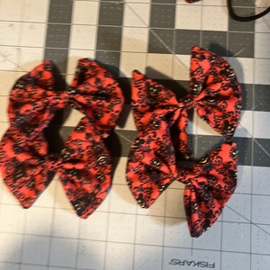 Tiny Mickey Halloween bows