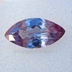 Alexandrite Loose Gemstone Color Change Stone Marquise Shape June Birthstone For Personalized Jewelry Making