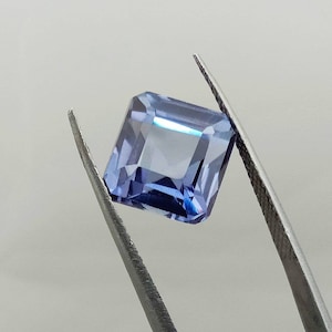 Alexandrite Loose Stone Square Shape June Birthstone For Jewelry Making Projects