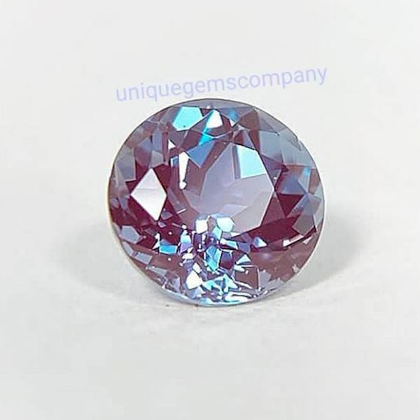 Alexandrite Multi Color Change Stone Faceted Loose Round Shape Alexandrite Gemstones jewelry Ring size stone june birthstone 5 MM To 10 MM