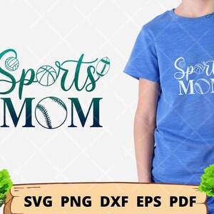 Sportmamma svg, sportmamma png, sportmamma t-shirt, sportmamma klippfil, sportmamma väggdekor, sportmamma svg, mamma sport svg, sportälskare bild 2