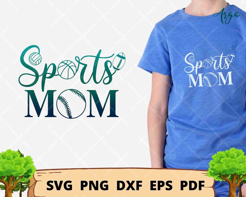 Sportmamma svg, sportmamma png, sportmamma t-shirt, sportmamma klippfil, sportmamma väggdekor, sportmamma svg, mamma sport svg, sportälskare bild 2