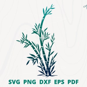Bamboo Svg, Bamboo Stems Svg, Bamboo Svg Bundle, Bamboo Tree Svg ...
