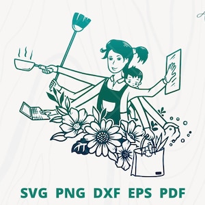 Super mom svg, Busy mom svg, Strong woman svg, super wife svg, multi tasking mom svg, super hero mom svg, mother&#39;s day svg,