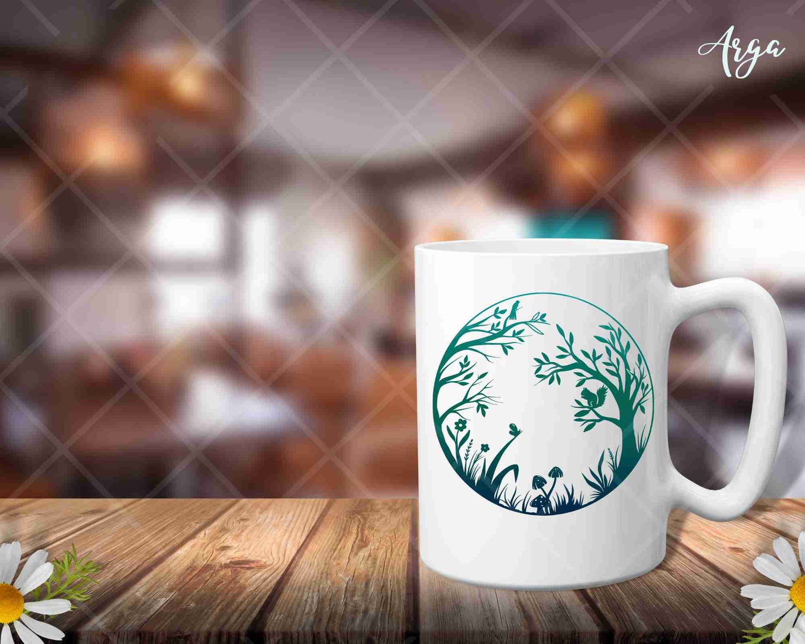 Woodland Svg Woodland Scene Svg Animal in Woodland - Etsy