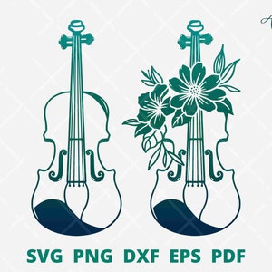 Violin svg, music instrument svg, floral Violin svg, Violin png sublimation, band logo, Violin mom svg, musical equipment vector