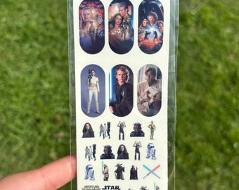 SW Prequels Nail Decals / Waterslide Decals