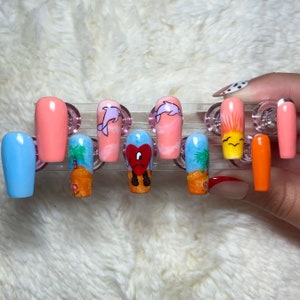 Bad Bunny Press On Nails