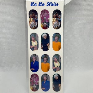 Golden Girls Nail Decals / Waterslide Decals
