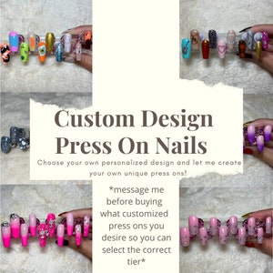 Custom Design Press On Nails