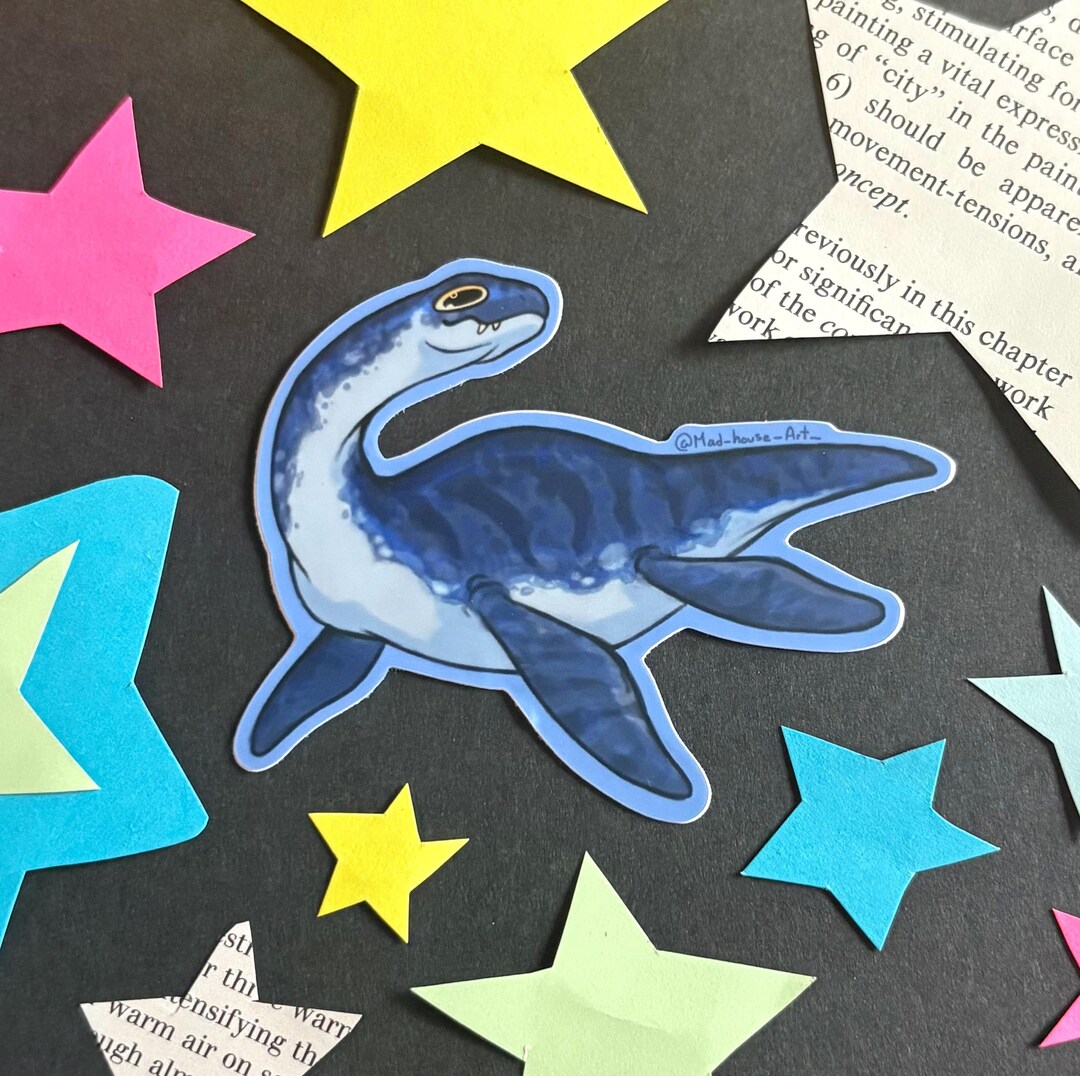 Plesiosaur Sticker - Etsy