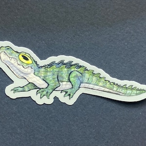 Alligator sticker