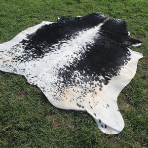 Tapete de couro de vaca real, tapete de couro de vaca preto e branco, tapete de couro de vaca genuíno, tapete de couro de vaca