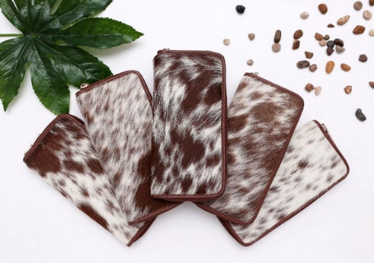 Long Buckle Cowhide Wallet