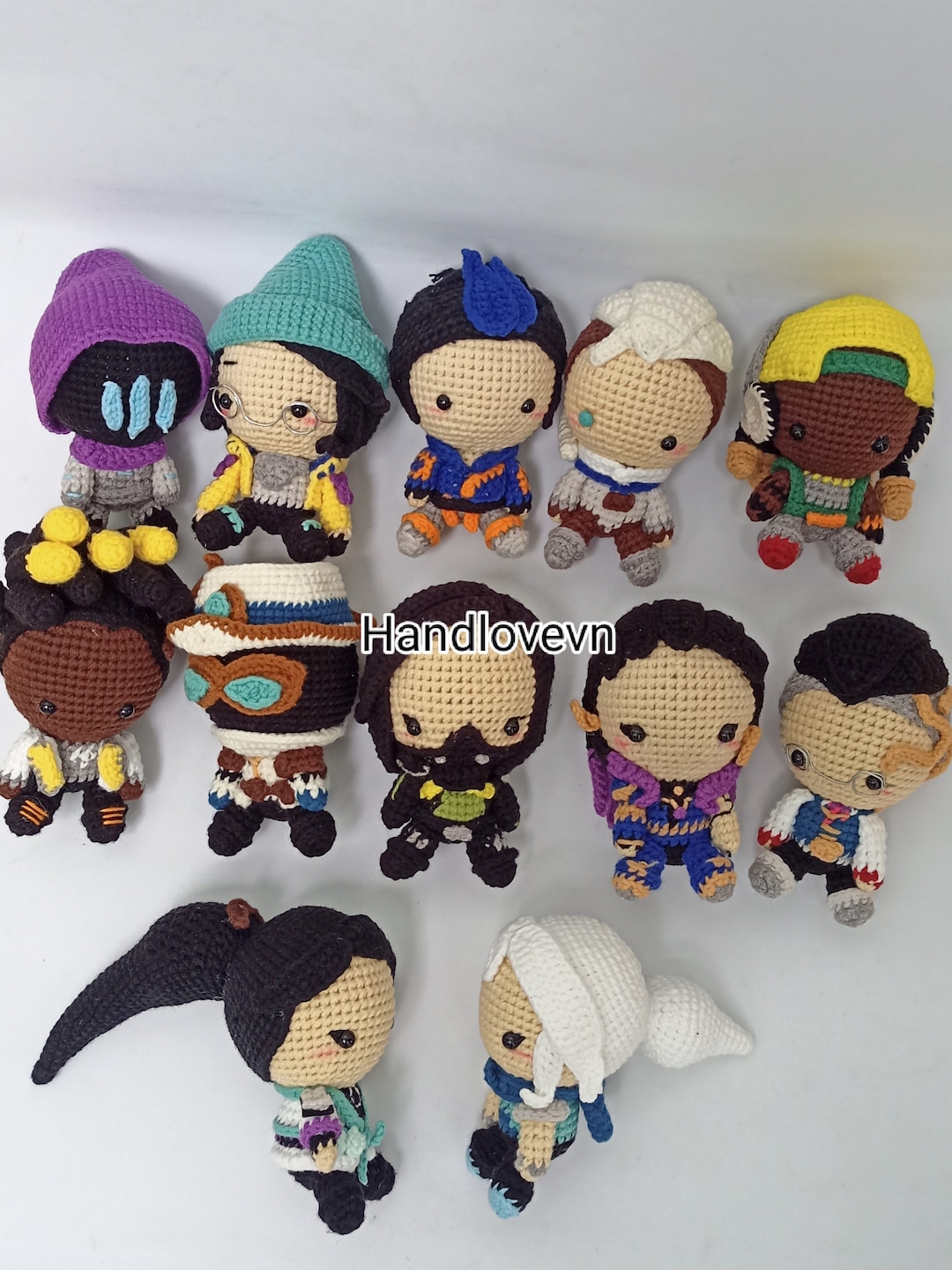 Game Character Doll, Game Character Crochet, Amigurumi Game Character