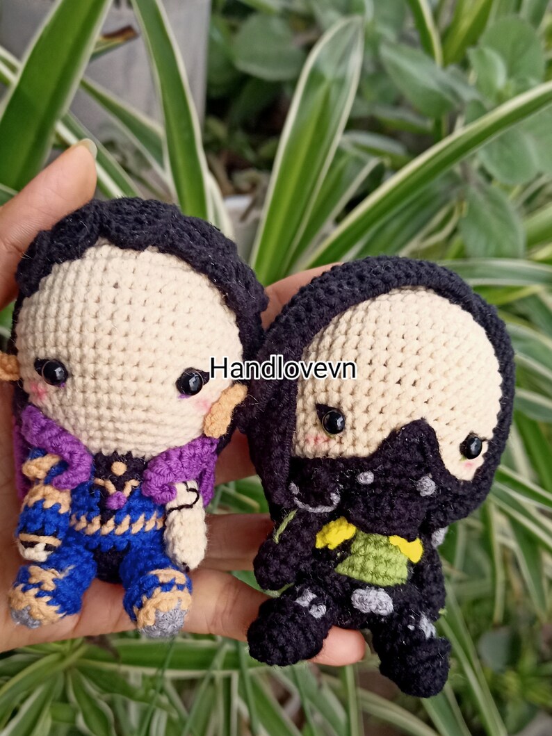 Game Character Doll Game Character Crochet Amigurumi Game Etsy