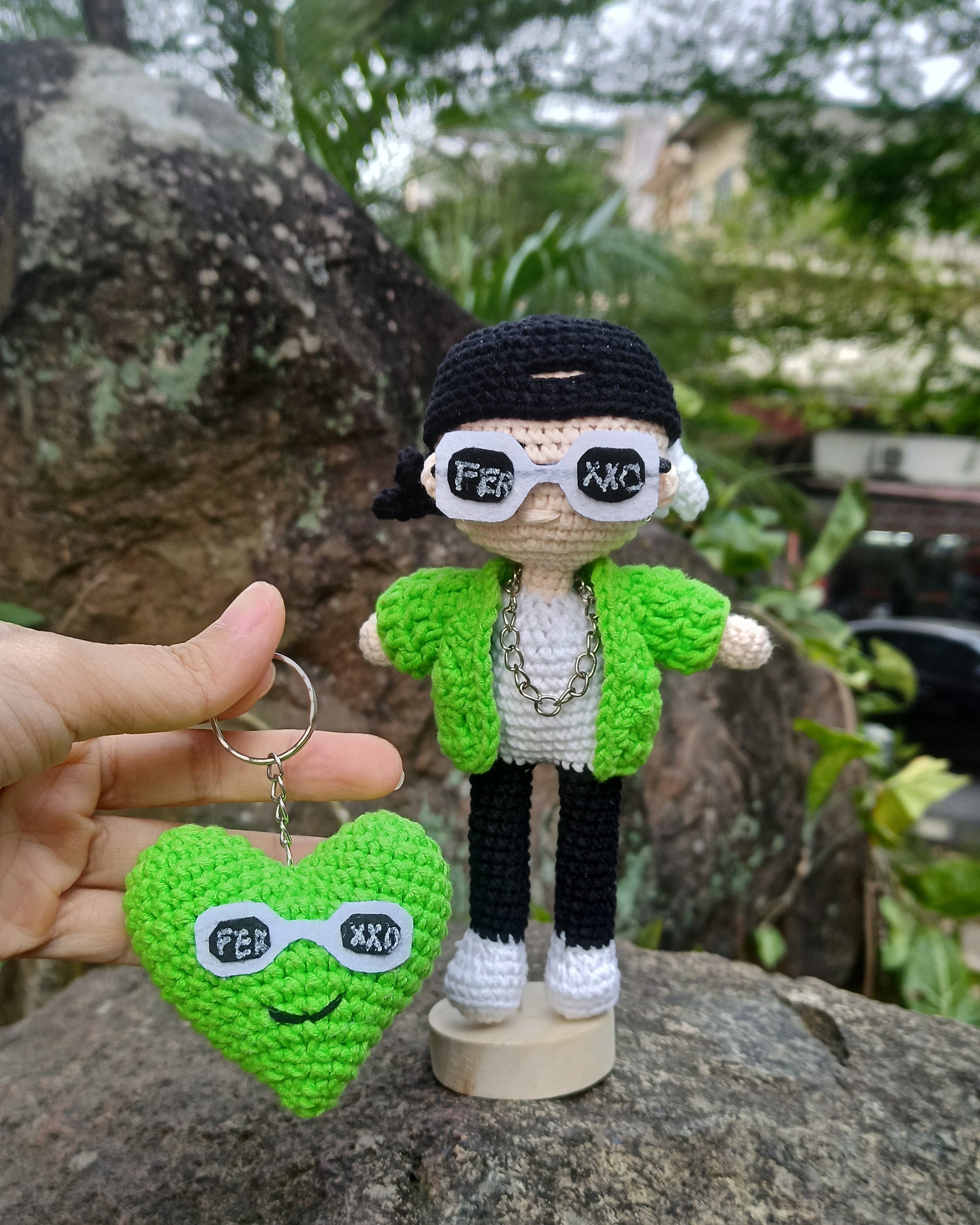 Feid Doll, Feid Crochet, Feid Plush, Amigurumi Feid, Feid Inspired