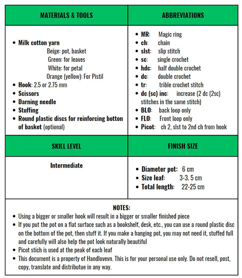 PATTERN: Step-by-step instructions for crocheting a Monstera leaf hanging planter with daisy flower, cute car rear view mirror, home decor image 9