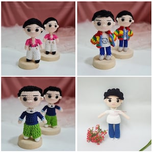 Custom Crochet Singer Doll, Personalized Plush Gift, Pop Star Inspired Toy, Music Fan Gift, Birthday or Christmas Present