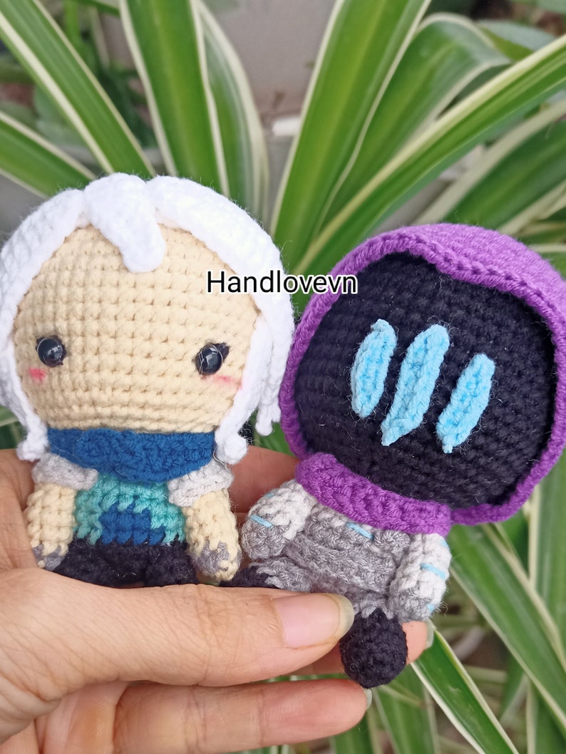 Game Character Doll Game Character Crochet Amigurumi Game Etsy