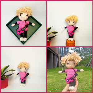 Funko Pop! Music MGK crochet Doll, MGK Amigurumi singer, Inspired Handmade, gifts for music lover, for Christmas, Birthday...