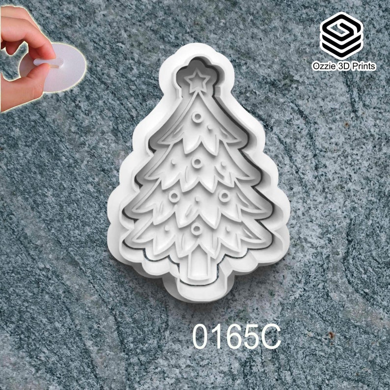 Christmas Designs Shaped Cookie Cutters & Fondant Embossers Etsy